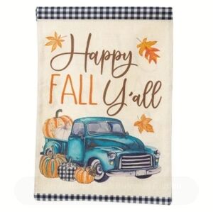 Happy Fall Y'all Garden Flag